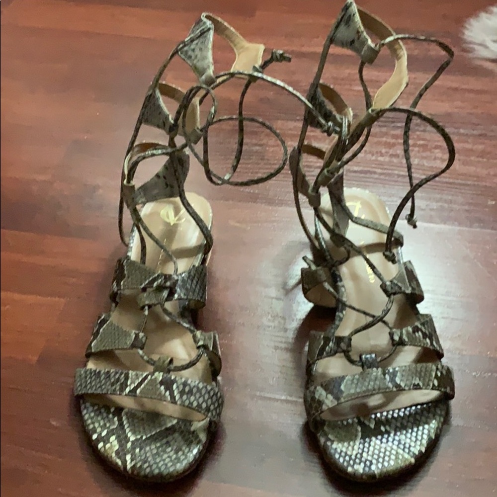 Leopard sandals